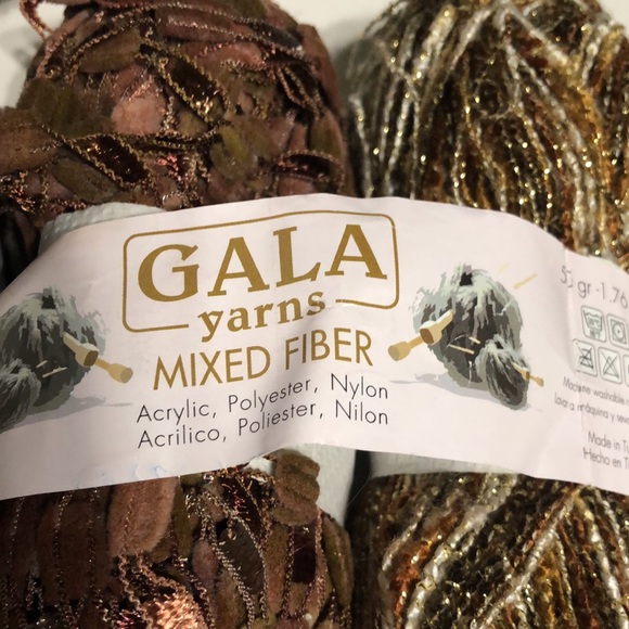 5 SKEINS PLUS YARN.  UNUSUAL NEW - Picture 2 of 3